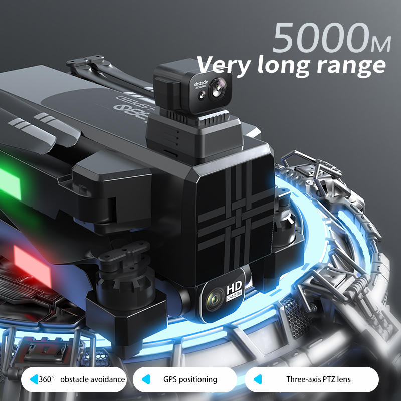 A380 Drone 4K HD Three Axis An - Rc Helicopter Case recension och pris