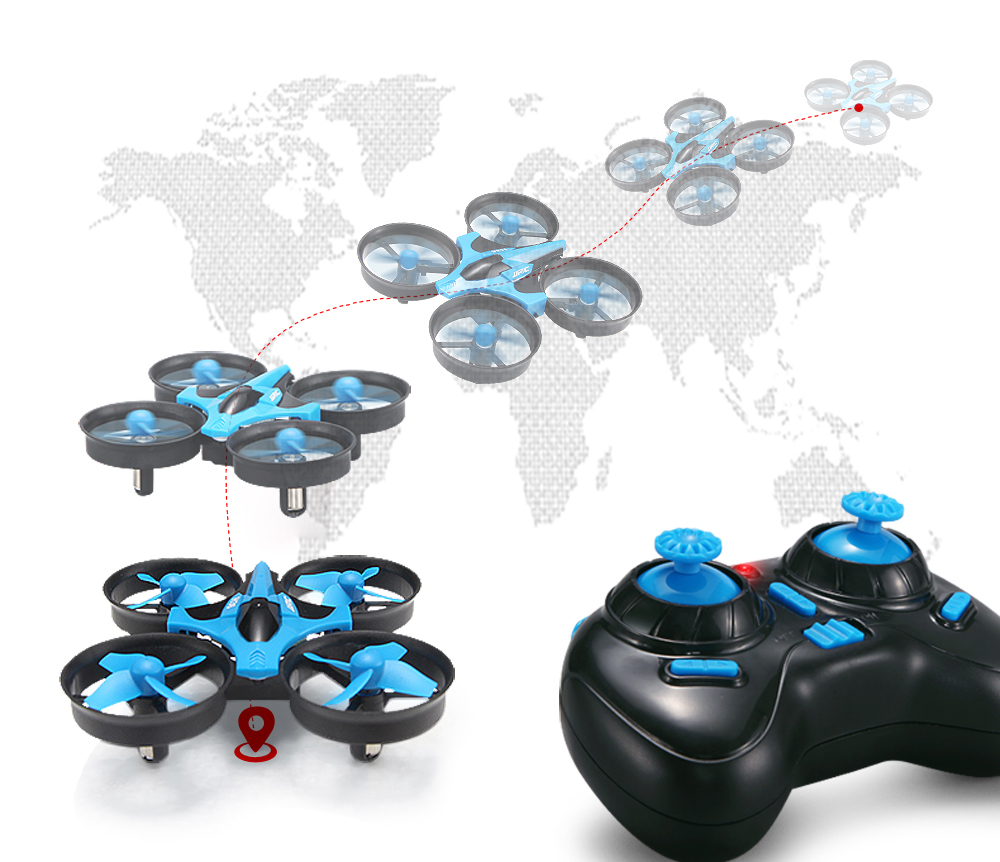 JJRC H36 Mini Rc Drone 4ch 6-A - Rc Helicopter Case recension och pris